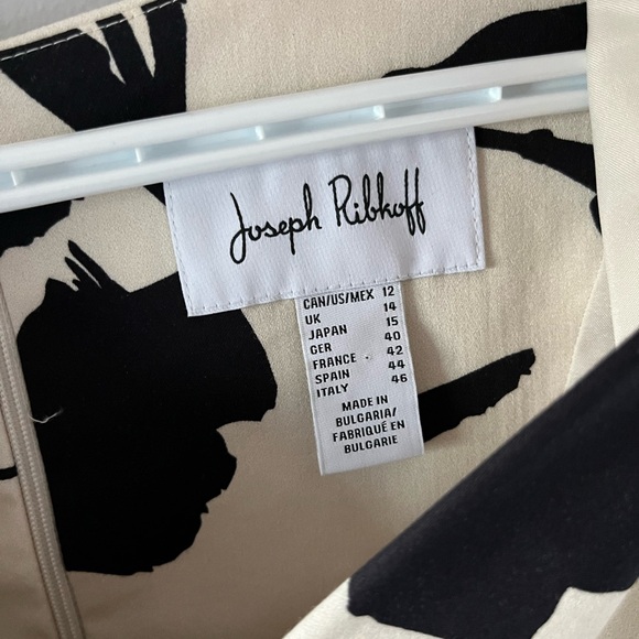 Size 12 Joseph Ribkoff belted A lined dress. - Picture 4 of 5